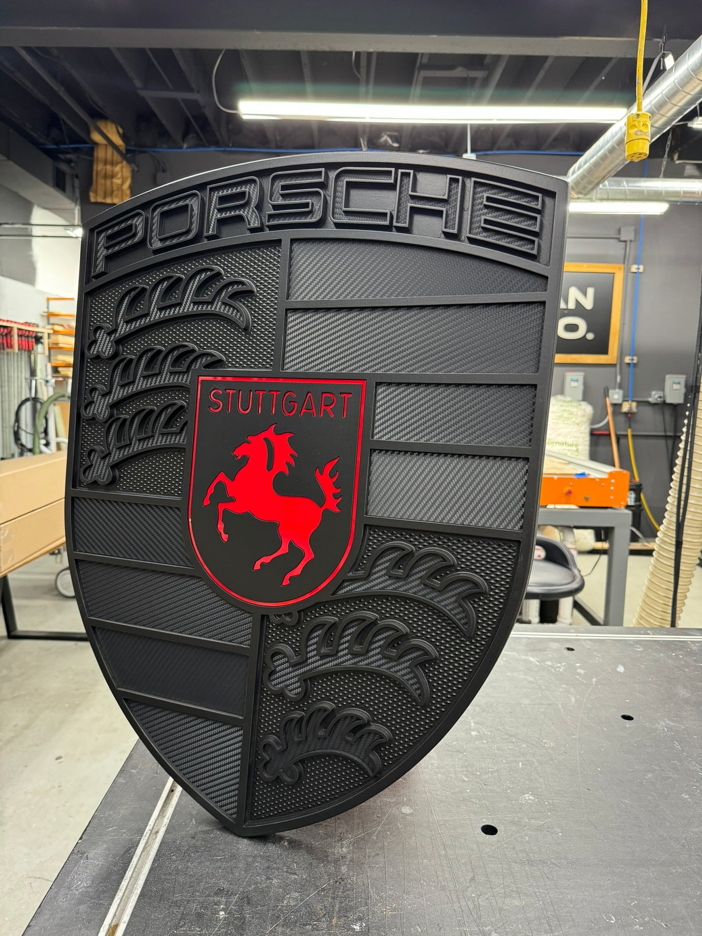 Porsche crest, Porsche Logo, Hood Emblem