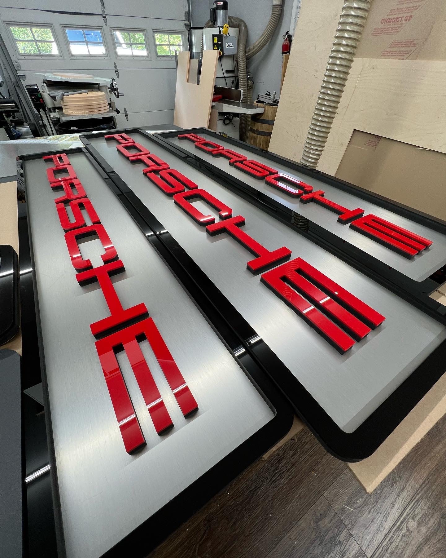 Metal backer sign – PorscheSigns