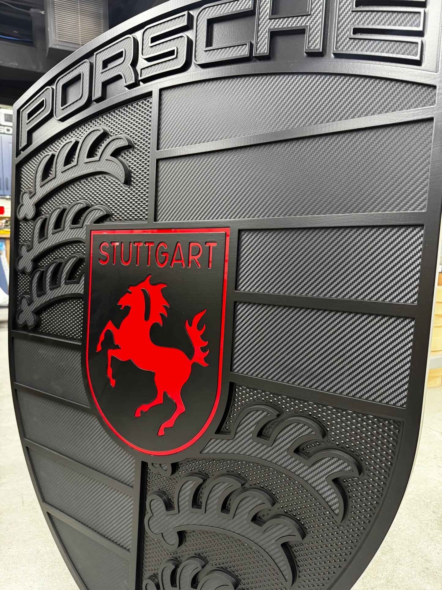 Porsche crest, Porsche Logo, Hood Emblem