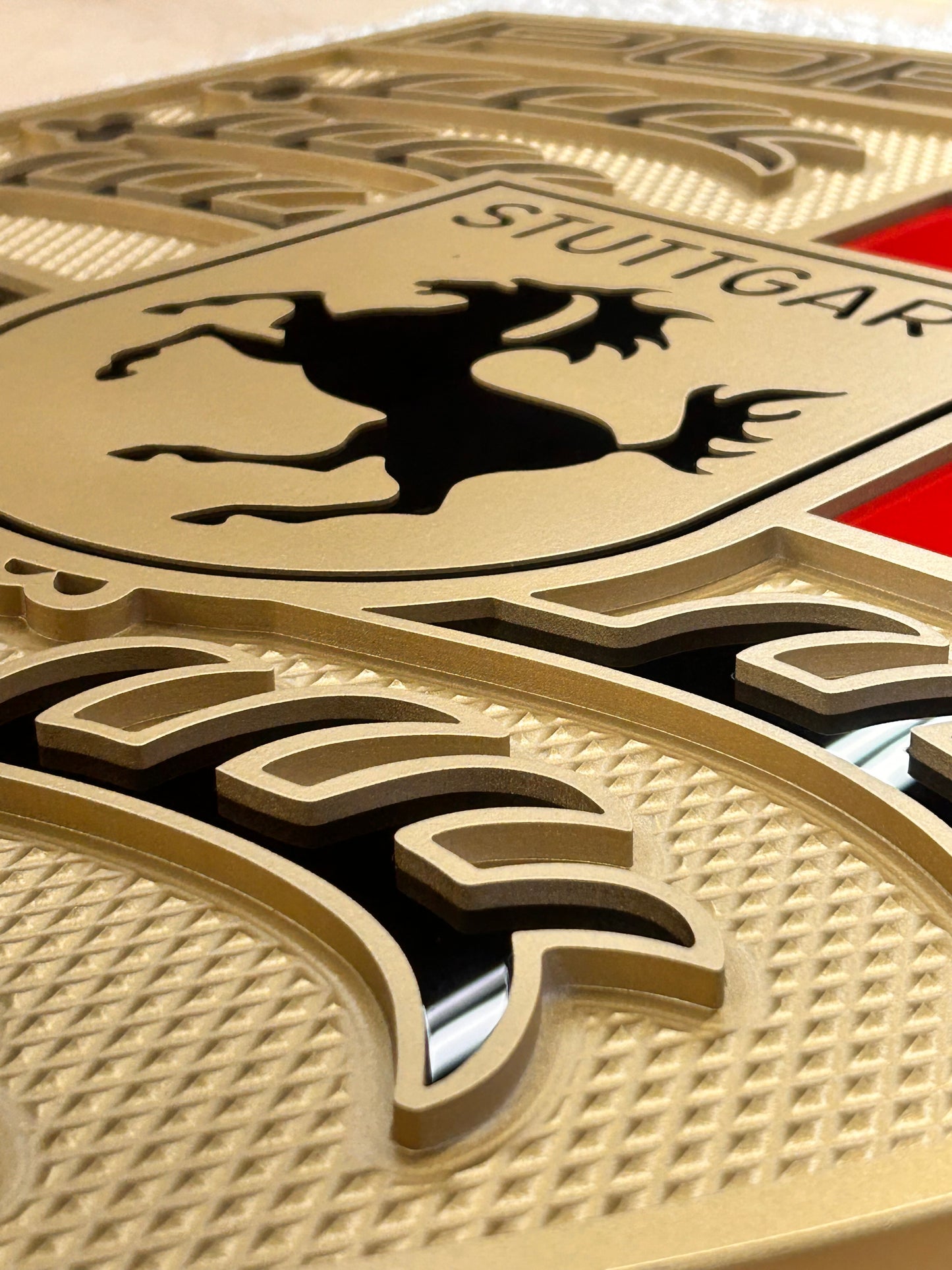 Porsche crest, Porsche Logo, Hood Emblem